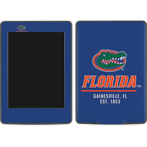 University of Florida Gainesville Est 1853 Blue Amazon Kindle Skin