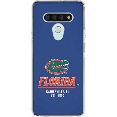 University of Florida Gainesville Est 1853 Blue LG Stylo 6 Clear Case
