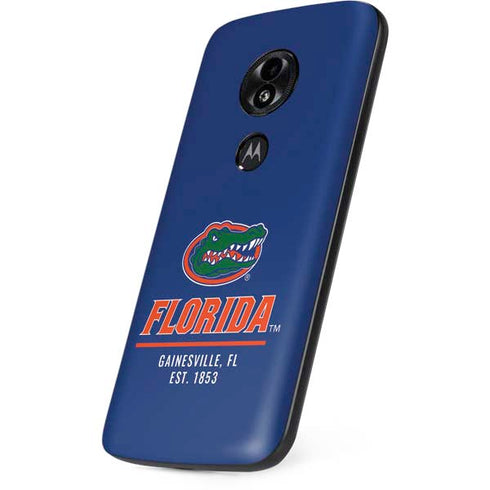 University of Florida Gainesville Est 1853 Blue Moto E5 Play Skin