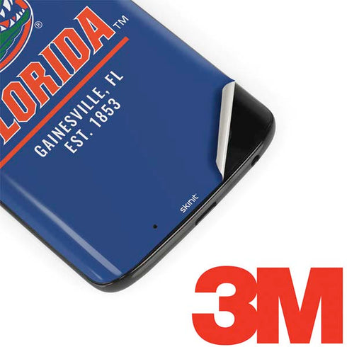 University of Florida Gainesville Est 1853 Blue Moto G6 Skin