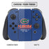 University of Florida Gainesville Est 1853 Blue Nintendo Switch Bundle Skin