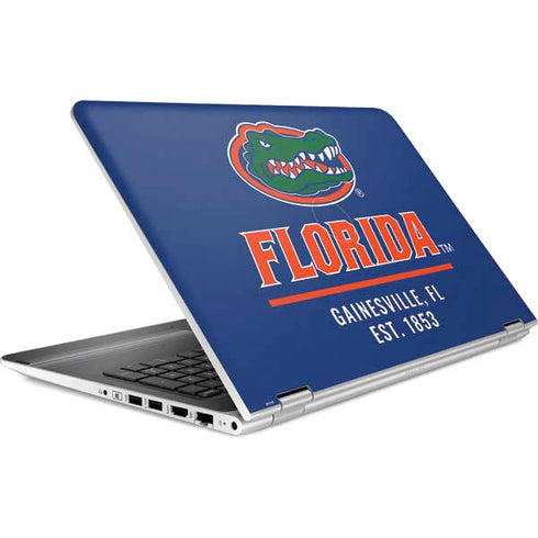 University of Florida Gainesville Est 1853 Blue HP Pavilion Skin