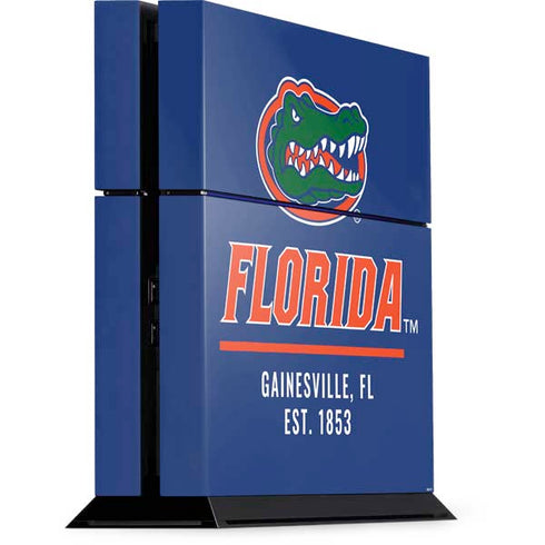 University of Florida Gainesville Est 1853 Blue PS4 Console Skin