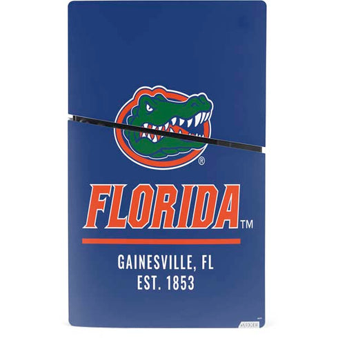 University of Florida Gainesville Est 1853 Blue PS5 Slim Digital Edition Console Skin