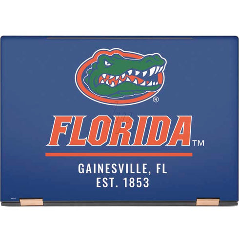 University of Florida Gainesville Est 1853 Blue HP Spectre Skin