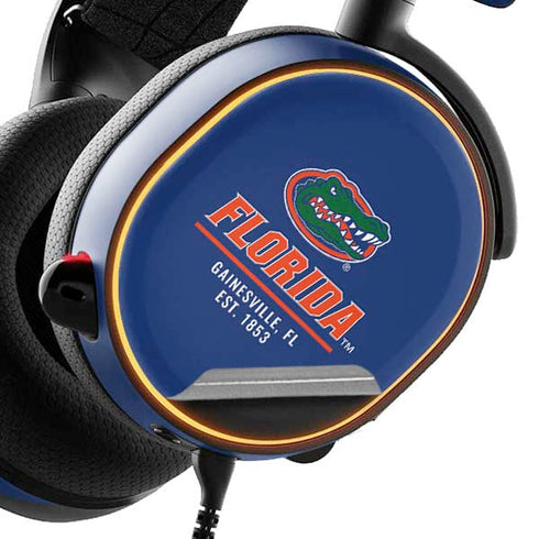 University of Florida Gainesville Est 1853 Blue SteelSeries Arctis 3 Skin