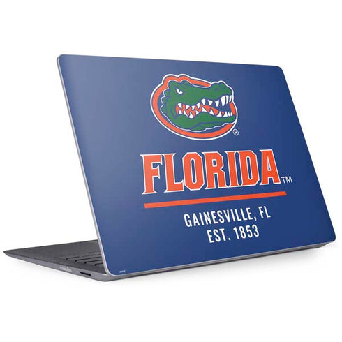 University of Florida Gainesville Est 1853 Blue Surface Laptop 2 Skin