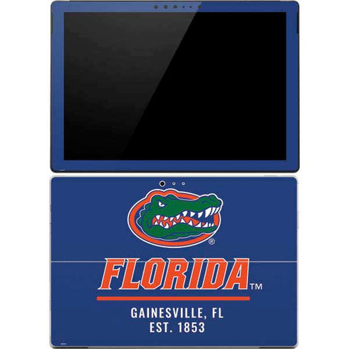 University of Florida Gainesville Est 1853 Blue Surface Pro 4 Skin