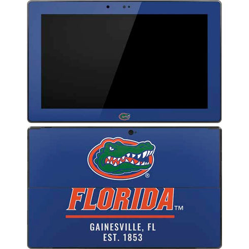 University of Florida Gainesville Est 1853 Blue Surface Pro Tablet Skin