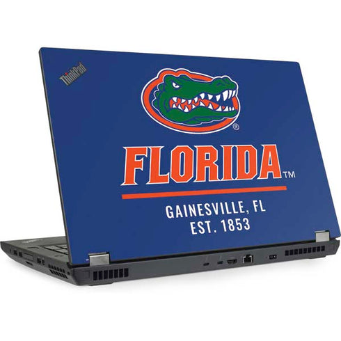 University of Florida Gainesville Est 1853 Blue Lenovo ThinkPad Skin