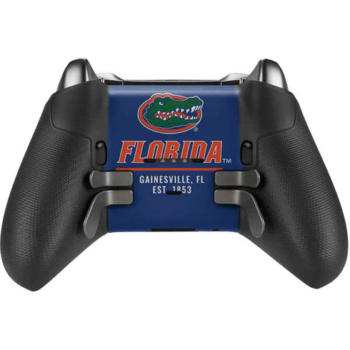 University of Florida Gainesville Est 1853 Blue Xbox Elite Wireless Controller Series 2 Skin