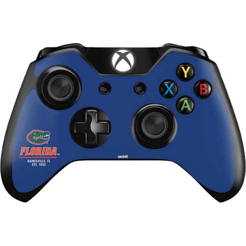 University of Florida Gainesville Est 1853 Blue Xbox One Controller Skin