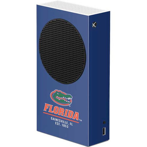 University of Florida Gainesville Est 1853 Blue Xbox Series S Console Skin