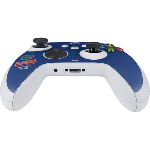 University of Florida Gainesville Est 1853 Blue Xbox Series S Controller Skin