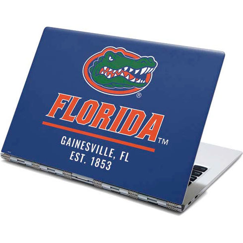 University of Florida Gainesville Est 1853 Blue Yoga 910 2-in-1 14in Touch-Screen Skin