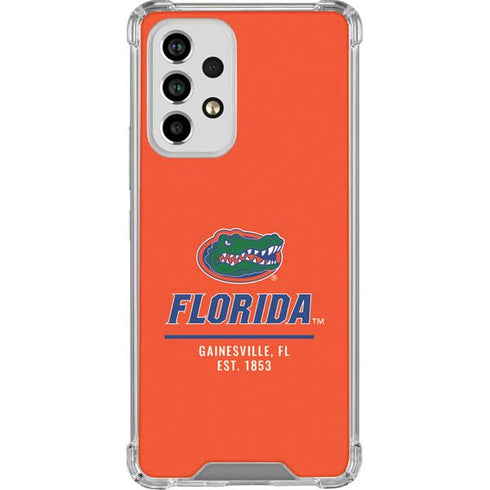 University of Florida Gainesville Est 1853 Galaxy A53 5G Clear Case