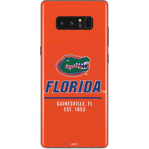 University of Florida Gainesville Est 1853 Galaxy Note 8 Skin
