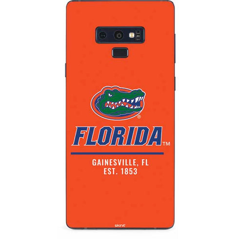 University of Florida Gainesville Est 1853 Galaxy Note 9 Skin
