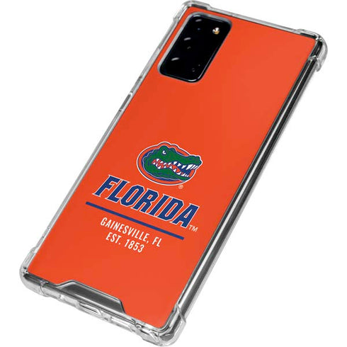 University of Florida Gainesville Est 1853 Galaxy Note20 5G Clear Case