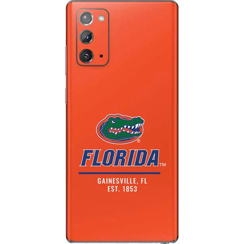University of Florida Gainesville Est 1853 Galaxy Note20 5G Skin