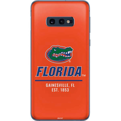 University of Florida Gainesville Est 1853 Galaxy S10e Skin