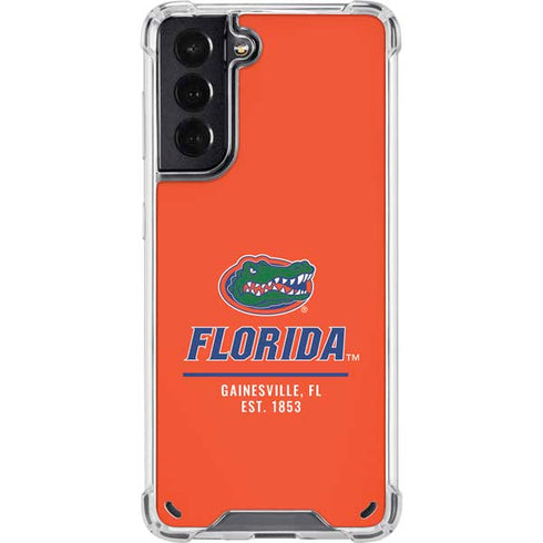 University of Florida Gainesville Est 1853 Galaxy S21 5G Clear Case