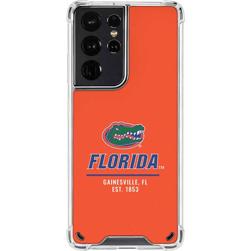 University of Florida Gainesville Est 1853 Galaxy S21 Ultra 5G Clear Case