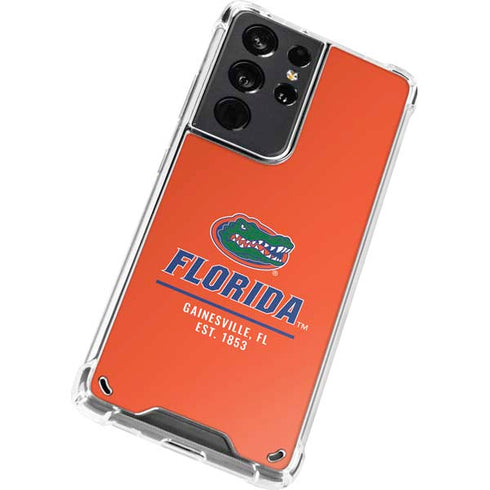 University of Florida Gainesville Est 1853 Galaxy S21 Ultra 5G Clear Case