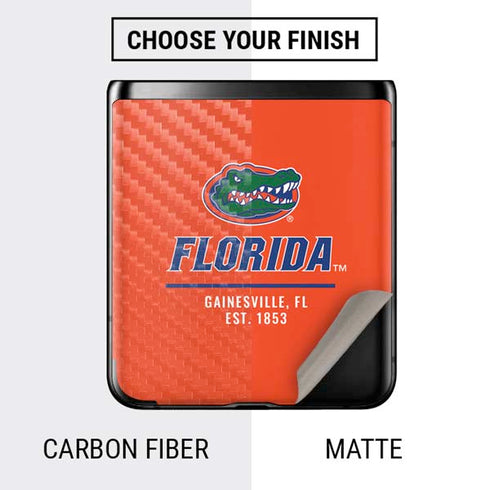 University of Florida Gainesville Est 1853 Galaxy Z Flip Skin