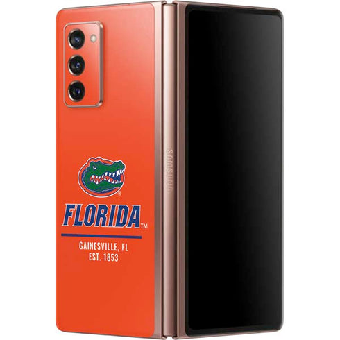 University of Florida Gainesville Est 1853 Galaxy Z Fold2 5G Skin