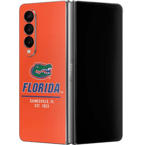 University of Florida Gainesville Est 1853 Galaxy Z Fold4 5G Skin