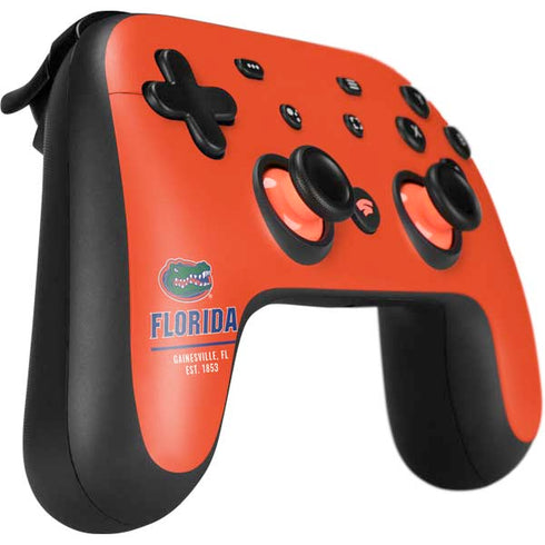 University of Florida Gainesville Est 1853 Google Stadia Controller Skin