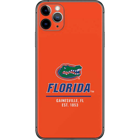 University of Florida Gainesville Est 1853 iPhone 11 Pro Max Skin