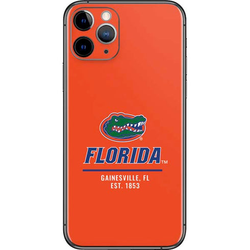 University of Florida Gainesville Est 1853 iPhone 11 Pro Skin