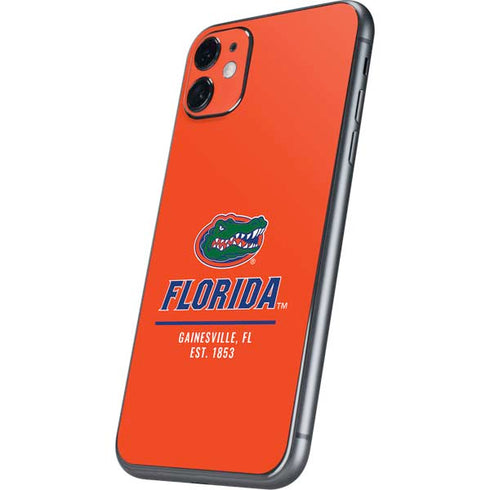 University of Florida Gainesville Est 1853 iPhone 11 Skin