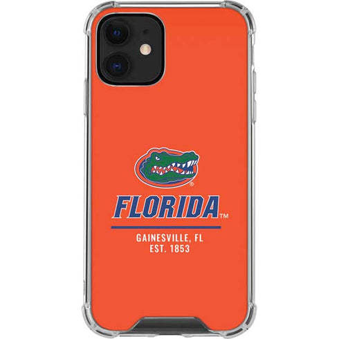 University of Florida Gainesville Est 1853 iPhone 12 Clear Case