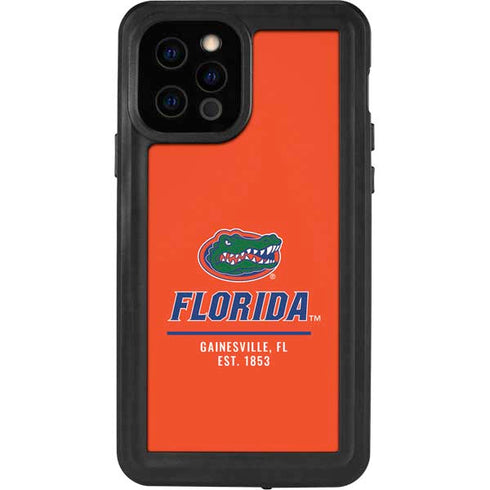 University of Florida Gainesville Est 1853 iPhone 12 Pro Waterproof Case