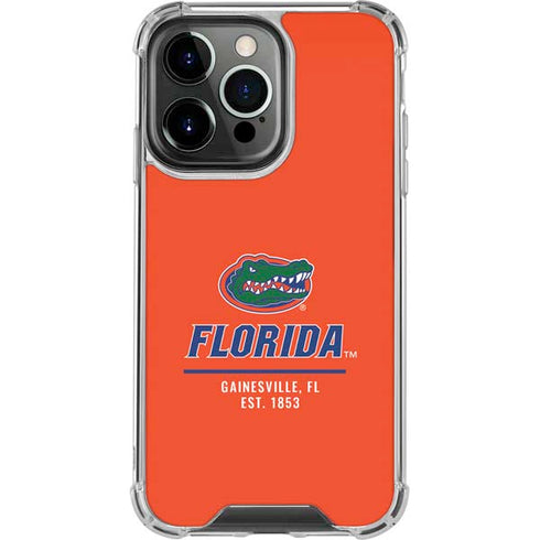 University of Florida Gainesville Est 1853 iPhone 14 Pro Clear Case