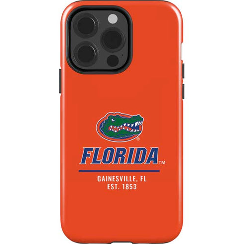 University of Florida Gainesville Est 1853 iPhone 15 Pro Impact Case