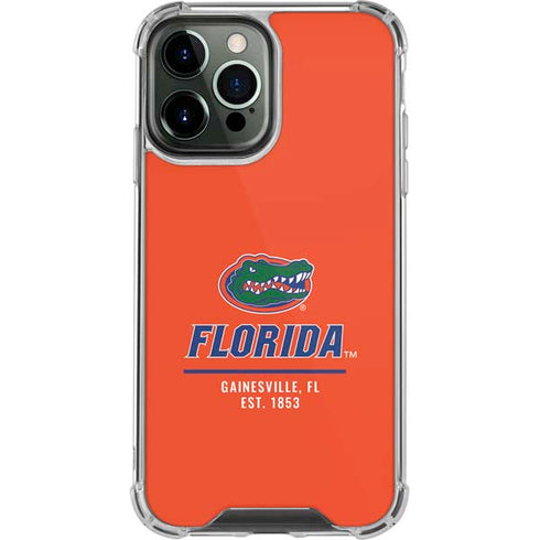 University of Florida Gainesville Est 1853 iPhone 14 Pro Max Clear Case