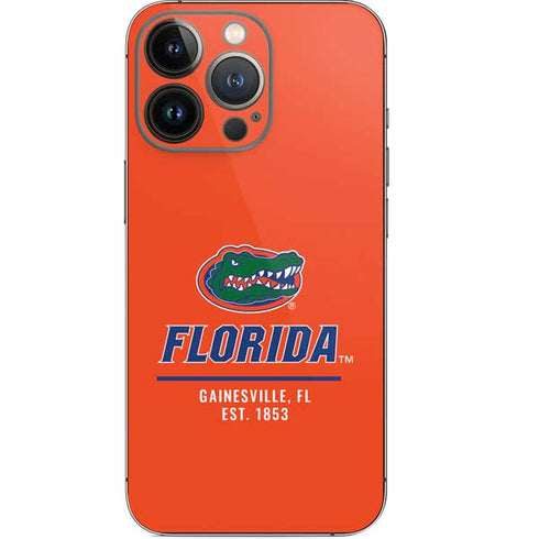 University of Florida Gainesville Est 1853 iPhone 14 Pro Skin