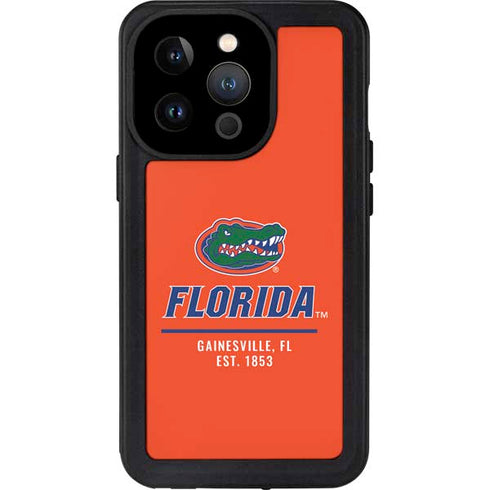 University of Florida Gainesville Est 1853 iPhone 14 Pro Waterproof Case