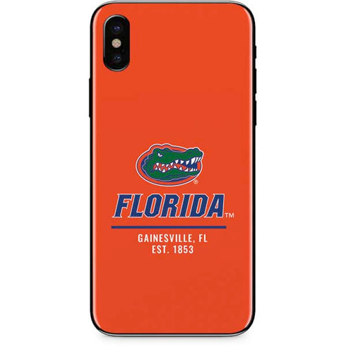 University of Florida Gainesville Est 1853 iPhone X Skin