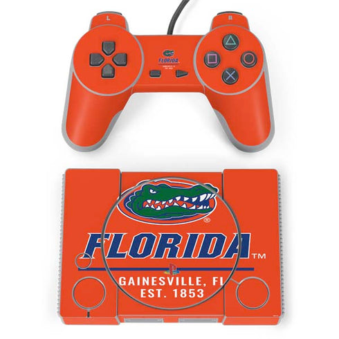 University of Florida Gainesville Est 1853 PlayStation Classic Bundle Skin