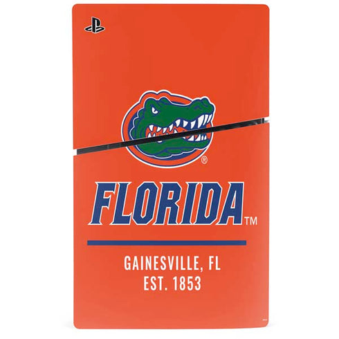 University of Florida Gainesville Est 1853 PS5 Slim Digital Edition Console Skin