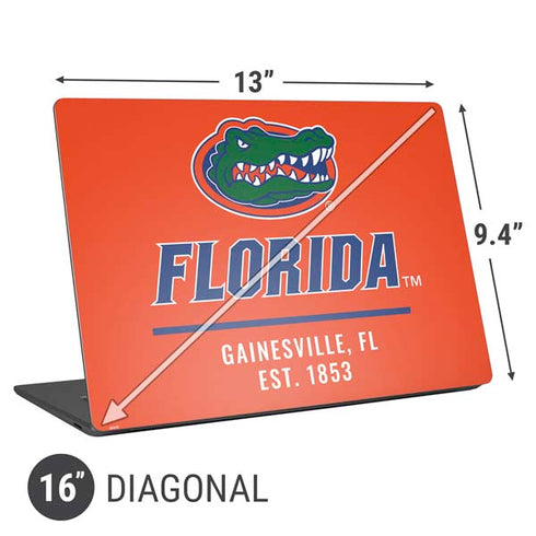 University of Florida Gainesville Est 1853 Universal Laptop 16in (13 x 9.4in) Skin