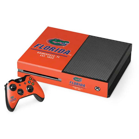 University of Florida Gainesville Est 1853 Xbox One Console and Controller Bundle Skin