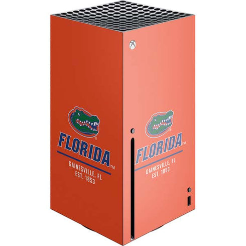 University of Florida Gainesville Est 1853 Xbox Series X Console Skin