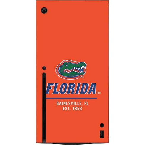 University of Florida Gainesville Est 1853 Xbox Series X Console Skin