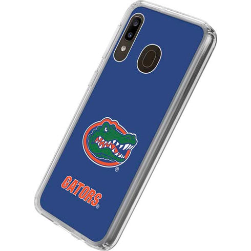 University of Florida Gators Mascot Blue Galaxy A20 Clear Case